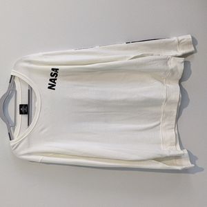 NASA Aldrin Family Foundation off white size XL long sleeve t-shirt